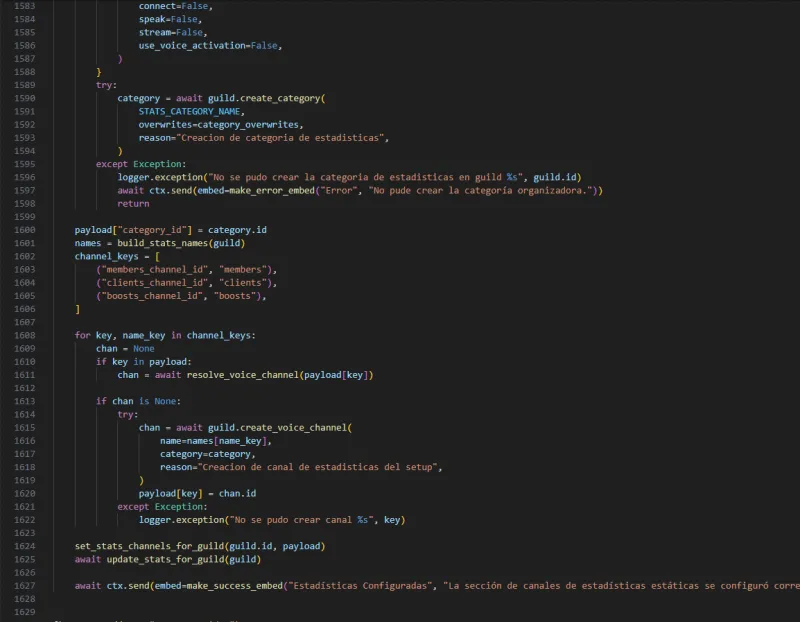 Preview del código en VS Code
